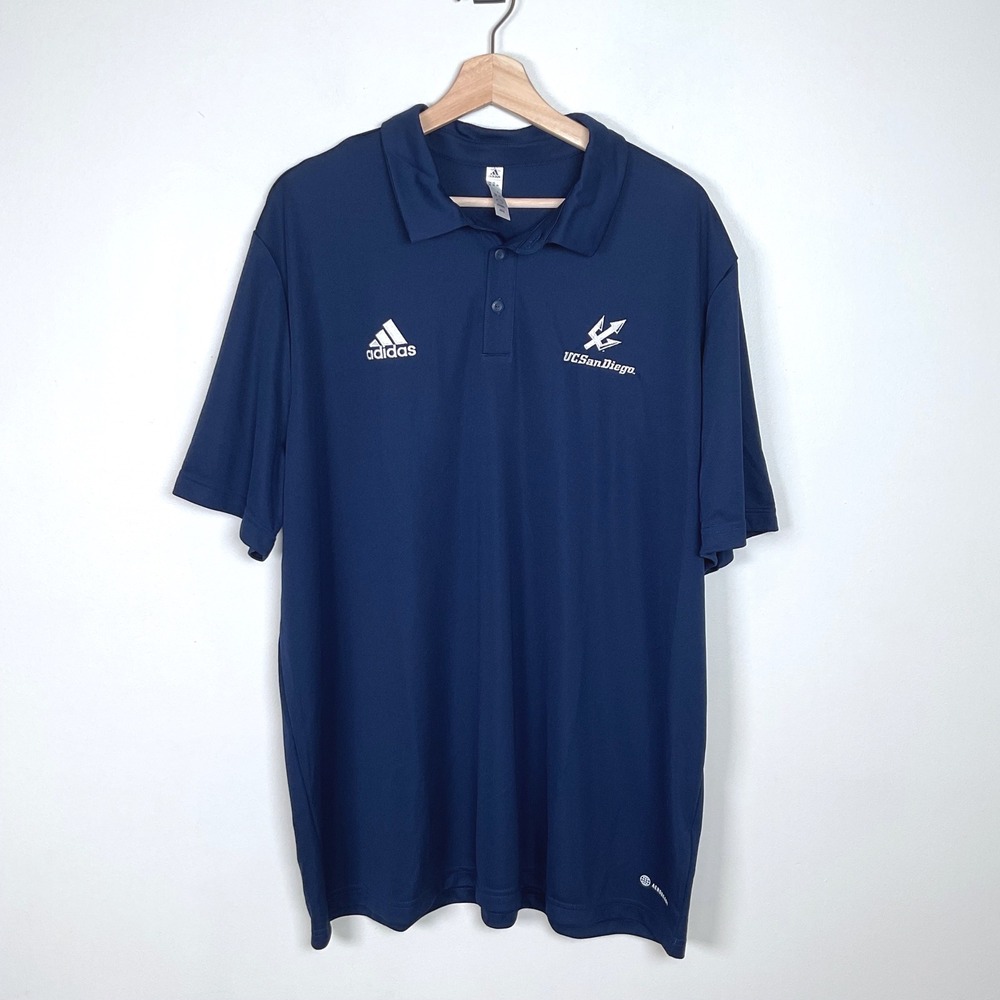 Adidas UCSanDiego Polo Shirt AEROREADY‎ Performance Athletic 2XL